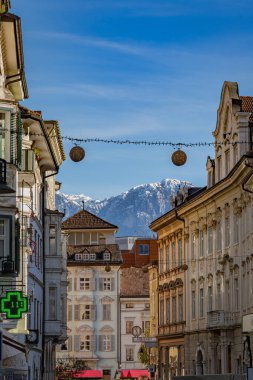 Güzel Bolzano İtalya manzarası