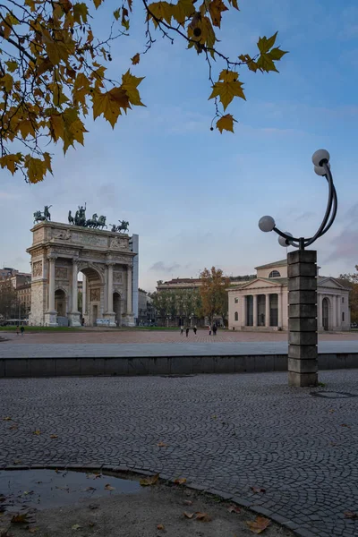 Arco Della Pace Milan Italy — Stock Photo, Image