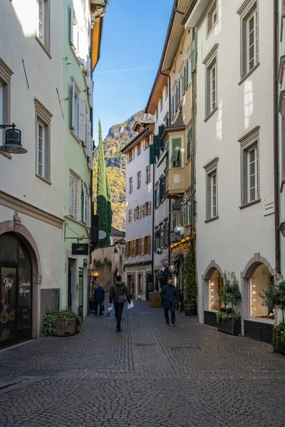 Uma Vista Bela Bolzano Itália — Fotografia de Stock