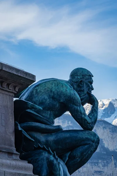 Trento İtalya 'nın güzel bir manzarası