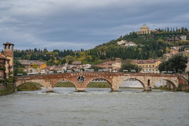 Güzel Verona İtalya manzarası
