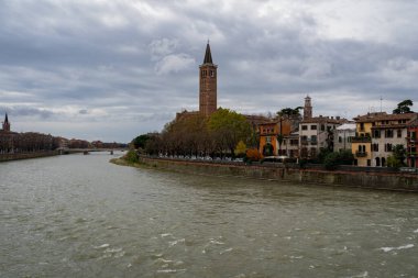 Güzel Verona İtalya manzarası