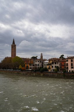 Güzel Verona İtalya manzarası