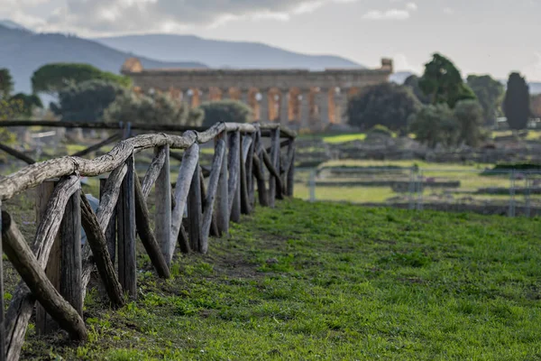 Paestum Absolutamente Deslumbrante Itália — Fotografia de Stock