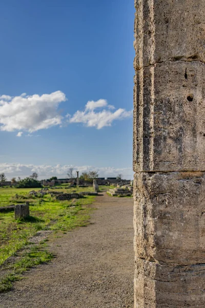 Paestum Absolutamente Deslumbrante Itália — Fotografia de Stock