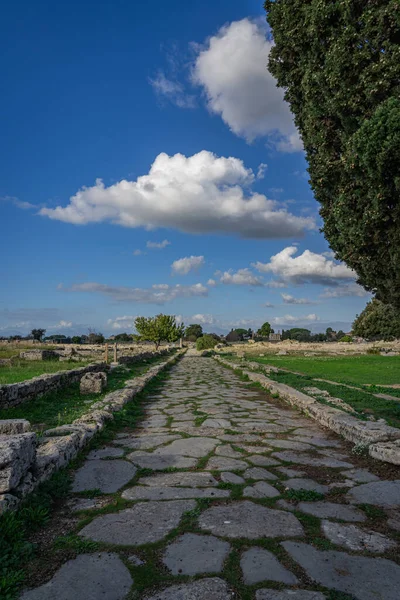 Paestum Absolutamente Deslumbrante Itália — Fotografia de Stock