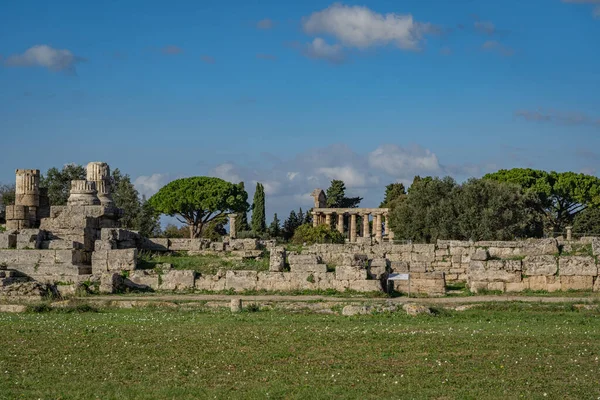 Paestum Italy Yang Sangat Menakjubkan Stok Foto