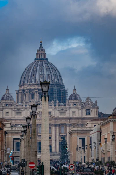 ローマの美しい街を見て イタリア — ストック写真