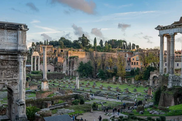 Fórum Romano Roma Itália — Fotografia de Stock