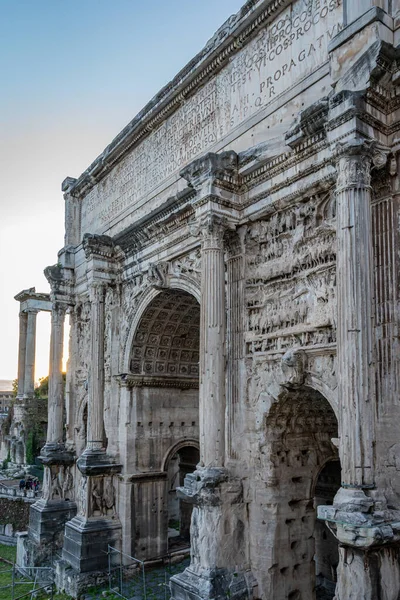 Forum Rzymskie Rzymie Włochy — Zdjęcie stockowe