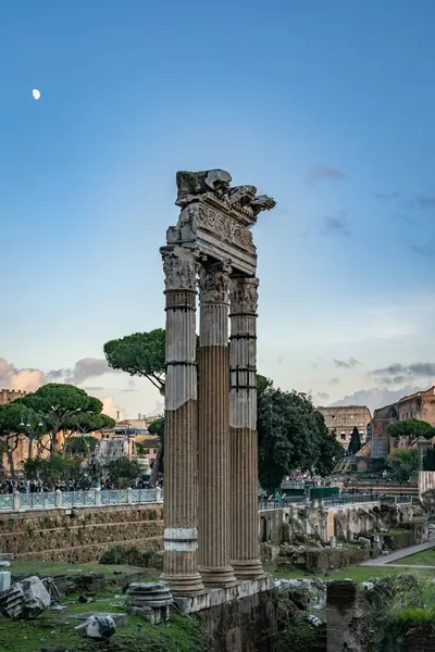 Fórum Romano Roma Itália — Fotografia de Stock