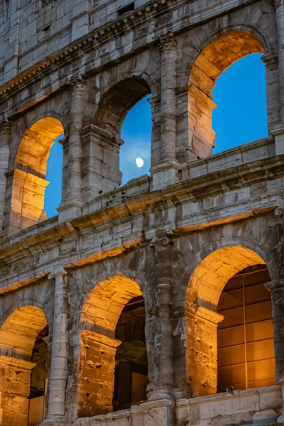 Koloseum Rzymskie Rzymie Włochy — Zdjęcie stockowe