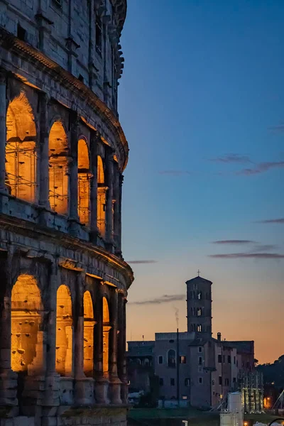 Римский Колизей Риме Италия — стоковое фото