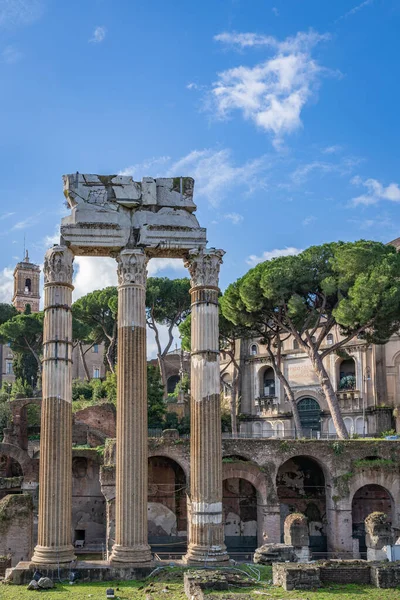 Fórum Romano Roma Itália — Fotografia de Stock