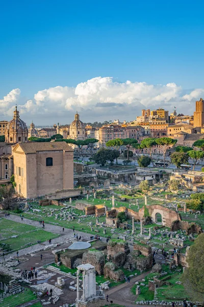 Fórum Romano Roma Itália — Fotografia de Stock
