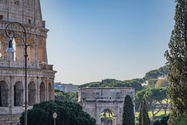 Coliseu Romano Roma Itália — Fotografia de Stock