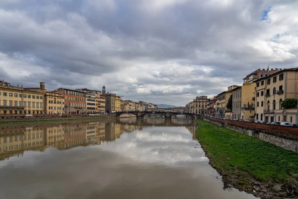 Entlang Des Arno Florenz Italien — Stockfoto