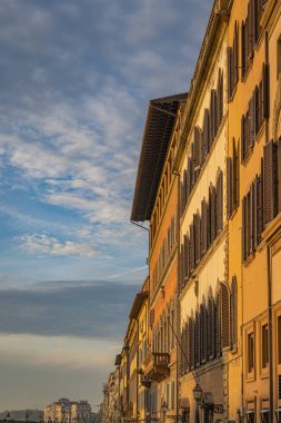 Güzel Floransa İtalya manzarası