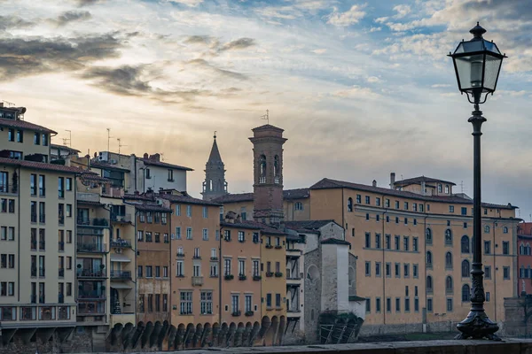 Lungo Fiume Arno Firenze — Foto Stock