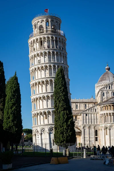 Talya Cattedrale Pisa Eğik Pisa Kulesi Manzarası — Stok fotoğraf