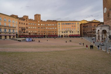 Güzel Sienna İtalya 'dan bir manzara
