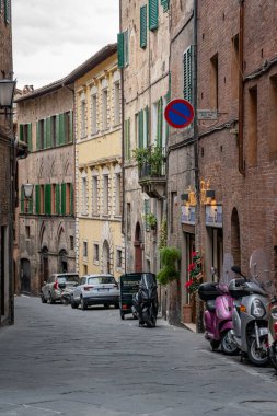 Güzel Sienna İtalya 'dan bir manzara