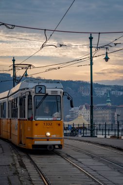 Budapeşte Macaristan 'ın güzel bir manzarası