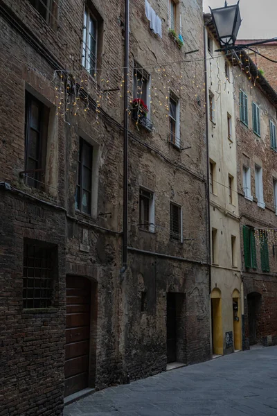 Una Vista Desde Hermosa Sienna Italia — Foto de Stock