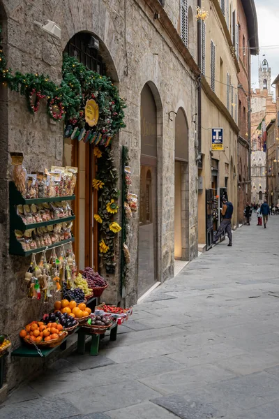 Une Vue Belle Sienne Italie — Photo
