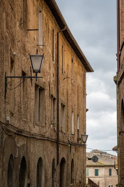 Ein Blick Aus Dem Schönen Siena Italien — Stockfoto