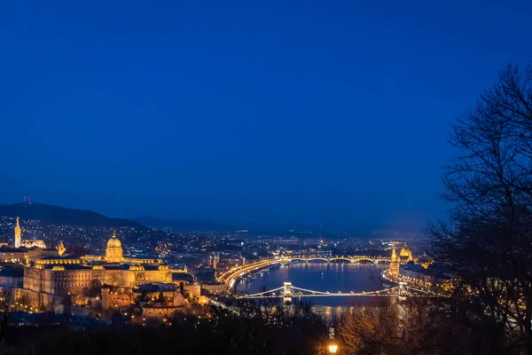 Une Belle Vue Sur Budapest Hongrie — Photo