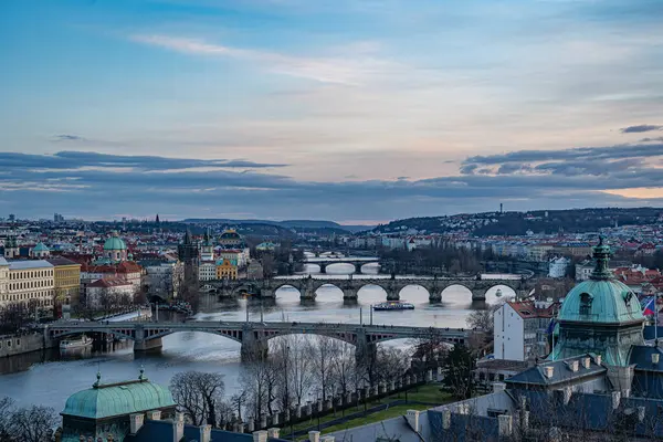 Kesinlikle Muhteşem Prag Çek Cumhuriyeti Manzarası — Stok fotoğraf