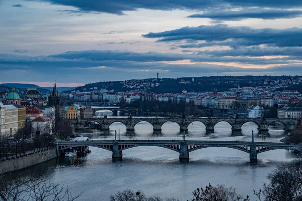 Widok Absolutnie Wspaniały Praga Czechy — Zdjęcie stockowe