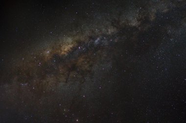 bir gece gökyüzü, uzun pozlama fotoğraf üzerinde güzel Samanyolu