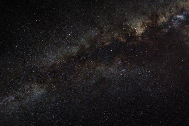 bir gece gökyüzü, uzun pozlama fotoğraf üzerinde Samanyolu