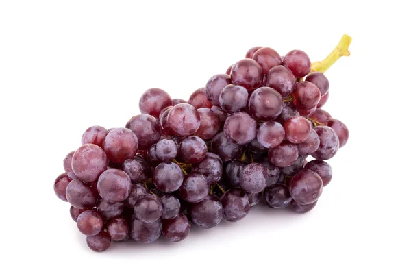 Свіжий червоний виноград на білому тлі — стокове фото