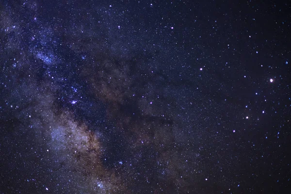 Nahaufnahme der Milchstraße mit Sternen und Weltraumstaub im Universum — Stockfoto