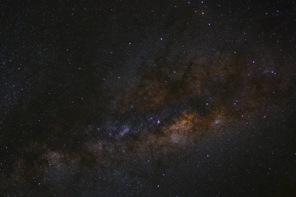 Milchstraßengalaxie, Langzeitaufnahme, mit Korn — Stockfoto