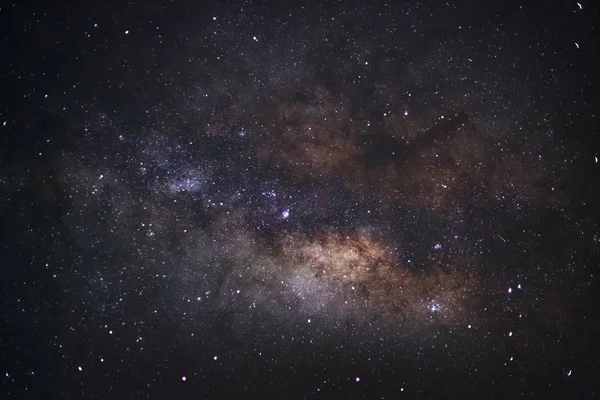 Voie lactée Galaxie, Photographie longue exposition, avec grain — Photo