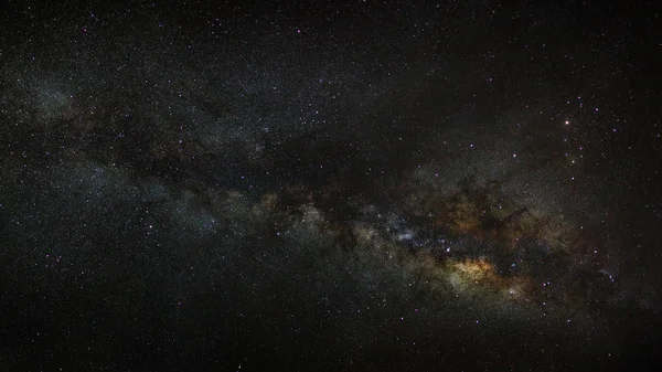 Via Láctea Galáxia, Fotografia de longa exposição, com grãos — Fotografia de Stock