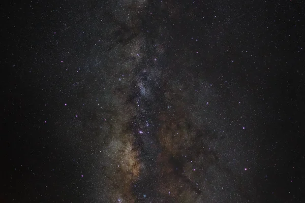 Milky Way Galaxy,Long exposure photograph, with grain — Stock Photo, Image