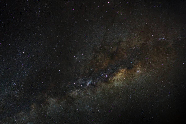 Milky way galaxy with stars and space dust in the universe