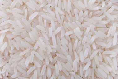 Arka plan üzerinde Basmati pirinç