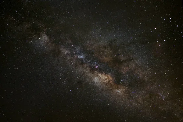 Молочный путь галактики, длинная экспозиция фотографии, с Мбаппе в — стоковое фото