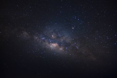 Samanyolu. Uzun pozlama photograph.with tahıl