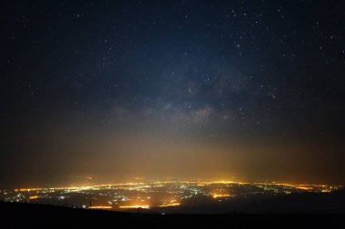 Phutabberk: Phetchabun, Samanyolu galaksisi Thailand.Long Fuar görüntüleri