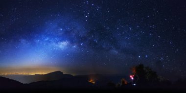 Samanyolu, Doi Inthanon Chiang mai, Tayland.