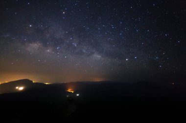 Samanyolu, Doi Inthanon Chiang mai, Tayland.