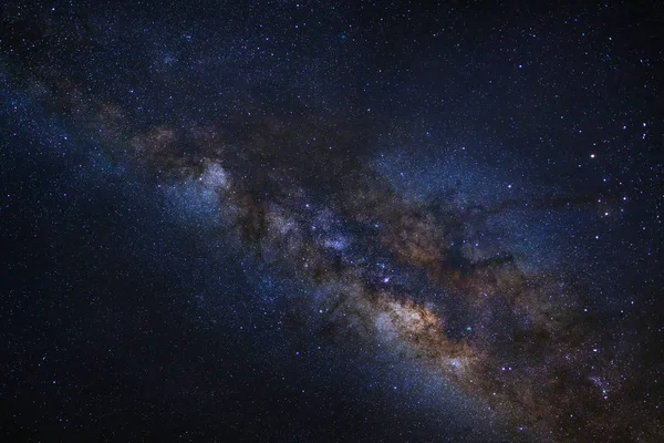 Samanyolu, uzun pozlama fotoğraf, gra ile yakın çekim — Stok fotoğraf