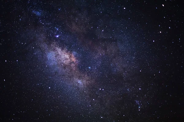 Închiderea galaxiei Calea Lactee cu stele și praf în spațiu — Fotografie, imagine de stoc